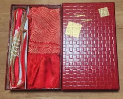 着物　小物　帯揚げ・帯締めSET 赤