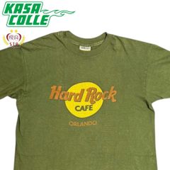 ハードロックカフェ（HardRockCafe）ORLANDO　ヴィンテージTシャツ（グリーン）XLサイズ