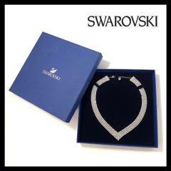 M【SWAROVSKI】FIT/フィット ネックレス クリスタル シルバーカラー ペンダント チョーカー スワロフスキー (56359H3)