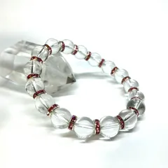 水晶 パワーストーン ブレスレット  8mm 4月 誕生石 （ピンク）メンズ・レディース　男性・女性　数珠ブレス　開運  [m]