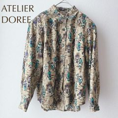 ATELIERDOREE アトリエドール 長袖シャツ カジュアル カジュアル 総柄　風景柄