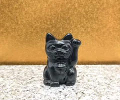 ♦天然石 招き猫 ローズクォーツ 輝石 開運 財運 金運 千客万来 置物 飾り ♢天然石 招き猫 ローズクォーツ 輝石 開運 財運 金運 千客万来