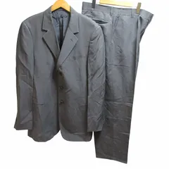 ジョルジオアルマーニ GIORGIO ARMANI スーツ セットアップ ビジネス テーラードジャケット パンツ リネンシルク 3B グレー 54 約XLサイズ 0531 ■KK5のサムネイル