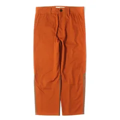 【美品】MARNI マルニ パンツ サイズ:46 / 21SS バックヘム 切替 ライトウェイト ツイル ワーク パンツ (PUMU0081Q0 S53292) / ダークオレンジ / イタリア製 / ボトムス ズボン【メンズ】【中古】のサムネイル