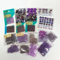ビーディングパーツ　アソート　★パープル系
