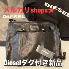 新品タグ付き！diesel ダブルジップ　クラッチバッグ