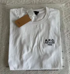 【新品未使用】A.P.C. モックネック 刺繍ロゴ Tシャツ 白 S Amelie T-shirt｜FEMME / T-SHIRTS｜A.P.C. | アーペーセー日本