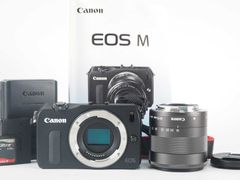 キャノン Canon EOS M Mirrorless Digital Camera Black 18-55mm Lens [新品同様] #Z5106A