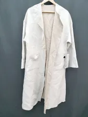 ◇ ◎ ●未使用● w closet ダブルクローゼット リバーシブル 長袖 コート サイズFREE オフホワイト系 レディース P  【1404040014314】