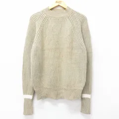 M/古着 ギャップ GAP 長袖 セーター メンズ 90s 無地 ラグラン コットン モックネック ハイネック ベージュ他 カーキ 24oct01 中古 ニット 