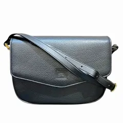 バーバリー　ブラック　レザー　バッグ　ショルダーバッグ　レディース