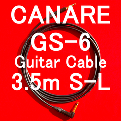 CANARE GS-6 Guitar Cable with Neutrik Gold Plated Plug SL 3.5m