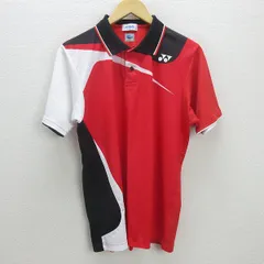 C■ヨネックス/YONEX 半袖ポロシャツ/VERYCOOL【L】赤/men's■82【中古】■