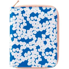 （まとめ買い）キングジム HITOTOKI NOTE 手帳のように使えるノート パスポートサイズ ラウンドジップタイプ フラワー HN-PF04 【3冊セット】