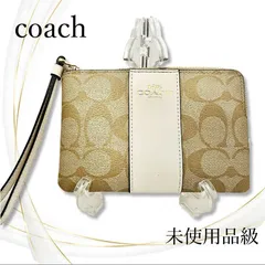 COACH コーチ ポーチ ミニポーチ 小銭入れ コインケース パスケース カード入れ ICケース レディース 小物入れ PVC コーナージップ F58035