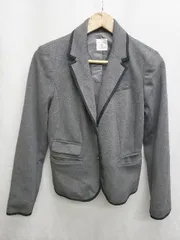 ◇ Θ GAP ギャップ シンプル 長袖 ブレザー ジャケット サイズXS グレー レディース P  【1409090009075】