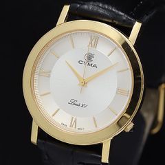 ❣️CYMA シーマ❣️Louis XV ルイ15世 メンズクォーツ腕時計 スイス 
