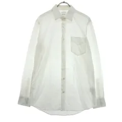 Paul Smith ポールスミス 花柄 長袖 コットンシャツ M ホワイト メンズ 古着