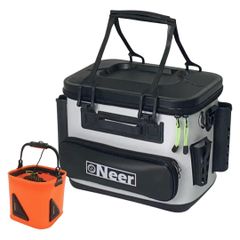 Neer バッカン 28L ホワイト 水汲みバケツ付き タックルボックス1271