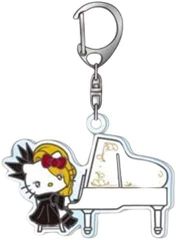 X JAPAN YOSHIKI yoshikitty（ヨシキティ）アクリルKHピアノ グッズ キーホルダー「ピアノ」 