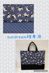 sundream様専用　犬柄レッスンバッグ＋宇宙飛行士オーダー