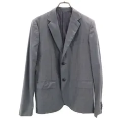 フランス製 ビンテージ アニエスベー ウールストライプ 2Bテーラードジャケット フランス製 ビンテージ アニエスベー ウールストライプ 2B