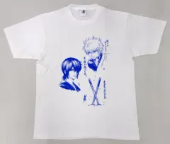 【中古】衣類 坂田銀時＆高杉晋助 描き下ろしプロダクションサインTシャツ ホワイト フリーサイズ 「Blu-ray/DVD 銀魂 THE FINAL 完全生産限定版」 ANIPLEX+購入特典