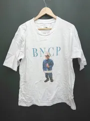 ◇ CIAOPANIC チャオパニック カジュアル プリント 五分袖 Tシャツ カットソー サイズM ホワイト ブルー系 マルチ メンズ P 【1308240018052】