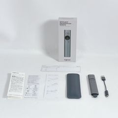 Logicool ロジクール ポインター R1000SL スレート プレゼンター オンライン会議で使える プレゼン 充電式 ワイヤレス 無線 R1000 SPOTLIGHT オンライン 会議 国内正規品　パソコン　会議　軽量　USB プレゼン　在宅ワーク