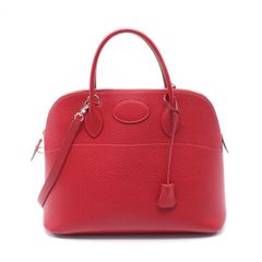 HERMES エルメス ボリード35 ルージュガランス ハンドバッグ