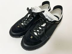 CHANEL シャネル レディース スニーカー 靴 シューズ 2023SS 春夏 ブラック 38 G40012 Y56537 94305 美品