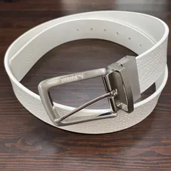 PUMA プーマ　ベルト　ゴルフ　ホワイト