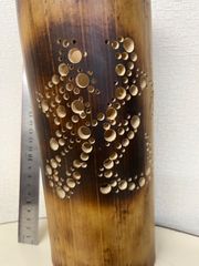 竹あかり 竹燈籠　上杉謙信　旗印　龍　手作り品　特別な方に贈り物　母、父の日