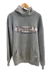 ラッセルアスレチック RUSSELL ATHLETIC 90s 90’s フロントロゴ フーディ vintage ヴィンテージ USA製 アメリカ製 パーカ グレー Lサイズ 101MT-4311