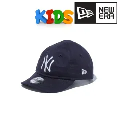 NEWERA My 1st 9TWENTY ニューエラ キャップ 最小サイズ 乳幼児 帽子 ニューヨーク・ヤンキース ノンウォッシュコットン ベビー用 紺 ネイビー × ホワイト 【MB】