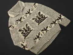 LONGHOUSE ロングハウス カウチンセーター カモ ダック カナダ製 40