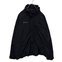 00s Columbia ナイロンジャケット 黒XXL A624 スタンドカラー - メルカリ
