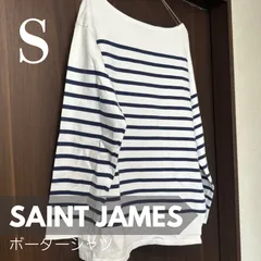 古着　セントジェームス　青・白 T3