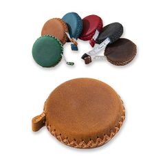 メジャー 巻尺 手芸用品 裁縫道具 洋裁 本革 マカロン レザー 1.5m 自動巻取り センチ インチ テープメジャー クレイジーホース ハンドメイド 手芸 ソーイング 牛革 皮 革 DIY コンパクト 小さい 可愛い おしゃれ