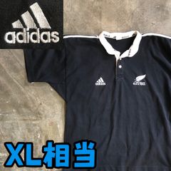 T5993 adidas 90's ラガーシャツ ビッグサイズ　古着