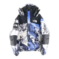 SUPREME (シュプリーム) 17AW ×THE NORTH FACE Mountain Baltoro Jacket ザノースフェイス マウンテンバルトロジャケット 雪山 ブルー/ホワイト ND91701I