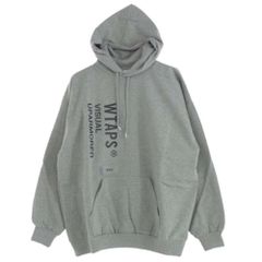 WTAPS ダブルタップス 22AW 222ATDT-HPM02S VISUAL UPARMORED HOODY COTTON ヴィジュアル アップアーマード フーディー パーカー グレー系 4【新古品】【未使用】【中古】