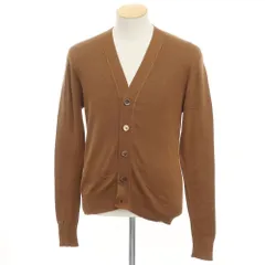 【中古】ルトロワ Letroyes コットン ニット カーディガン ブラウン【サイズ3】【メンズ】のサムネイル
