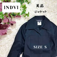 INDVI インディヴィ 美品 ジャケット サイズ S ベルト ブラック