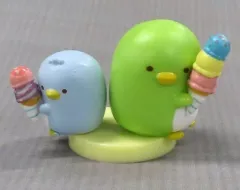 【中古】食玩 トレーディングフィギュア ぺんぎん?＆ぺんぎん(本物)(アイス) 「チョコエッグ すみっコぐらし3」