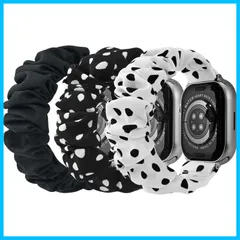 【特価商品】1に対応 2 3 4 5 6 7 可愛い 8 シリーズ9 SE SE2 Ultra Ultra2 アップルウォッチ 女性 エラスティック伸縮バンド 3本セット 交換ストラップ 38mm 40mm 41mm 42mm 女の子向け 44mm 45mm