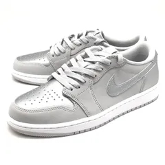 【倉吉店】NIKE | ナイキ スニーカー AIR JORDAN 1 LOW OG 'METALLIC SILVER' CZ0790-002 メタリックシルバー 26.5cm 【126】