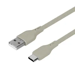 【 新品 未開封 】 OWLTECH USB Type-A to USB Type-C シリコンケーブル 超やわらかで断線に強い 耐屈曲3万回以上 急速充電3A/データ転送 ミストグレー OWL-CBSRCA15-MGY 未使用 送料無料