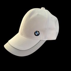 BMW ビーエムダブリュー 帽子 キャップ ホワイト グレー コットン メッシュ 非売品