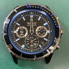 SEIKO コラボ BEAMS クロノグラフ WIRED 黒 緑 ビームス - メルカリ